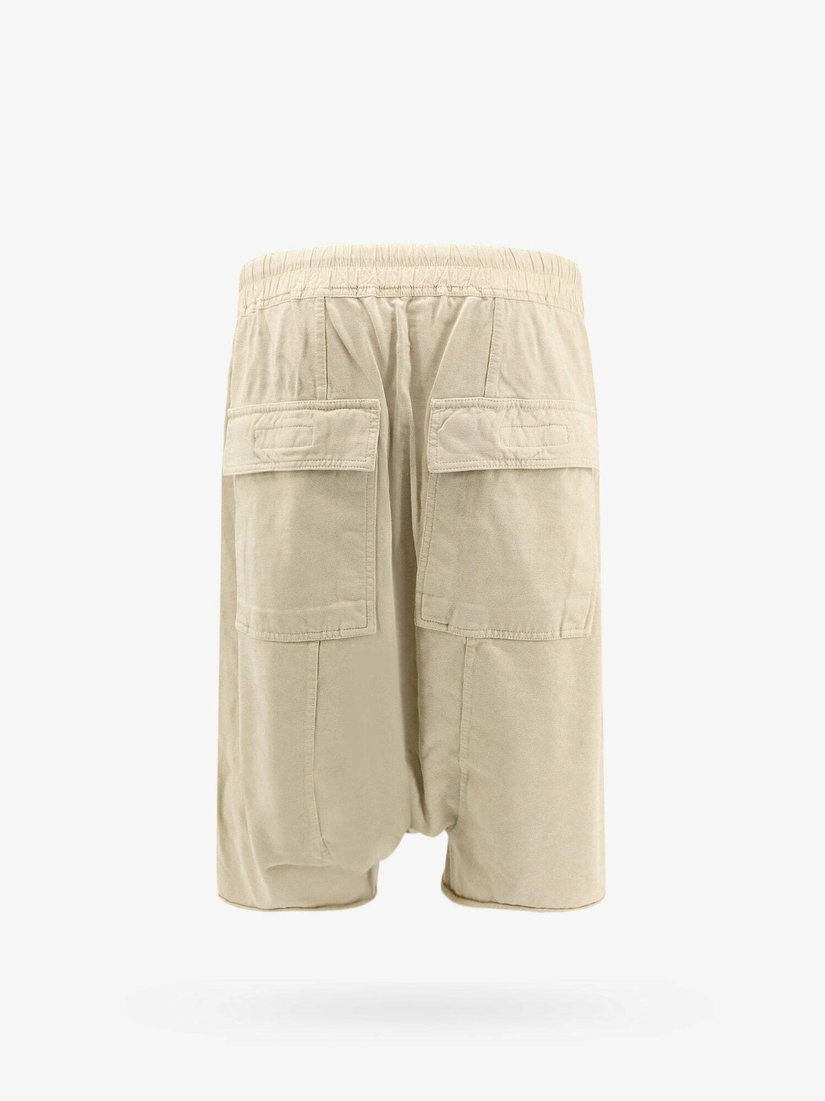 Rick Owens Beige Cotton Bermuda Shorts
