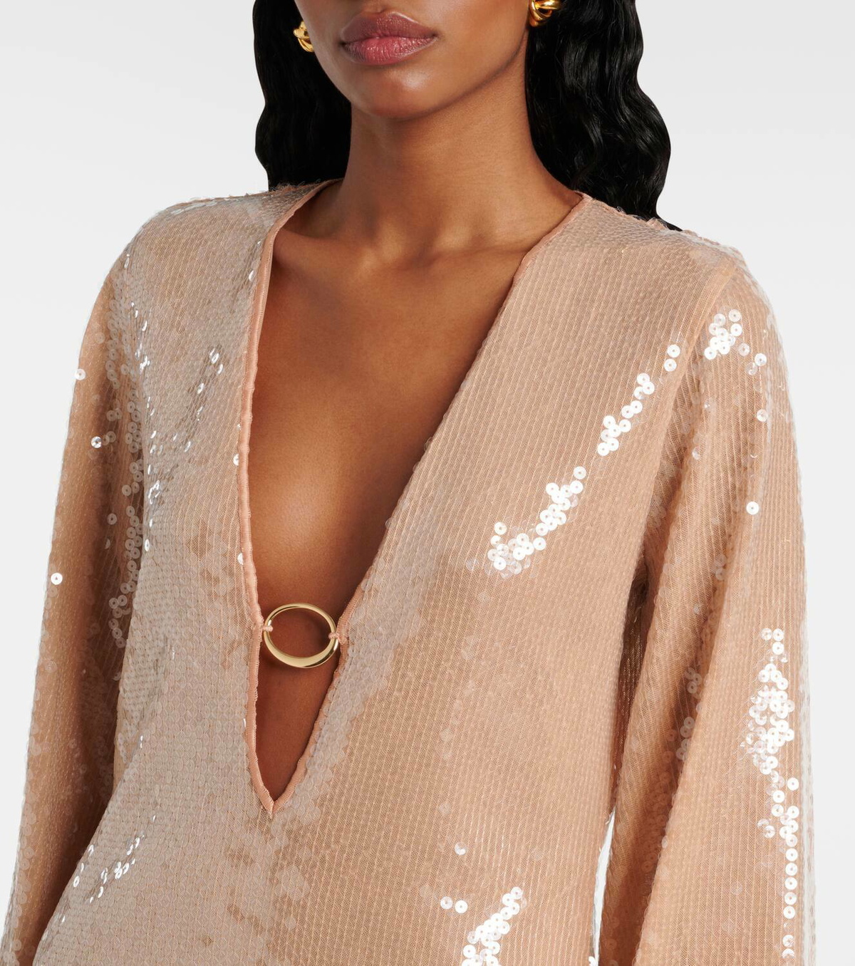 Oséree Sequined tunic