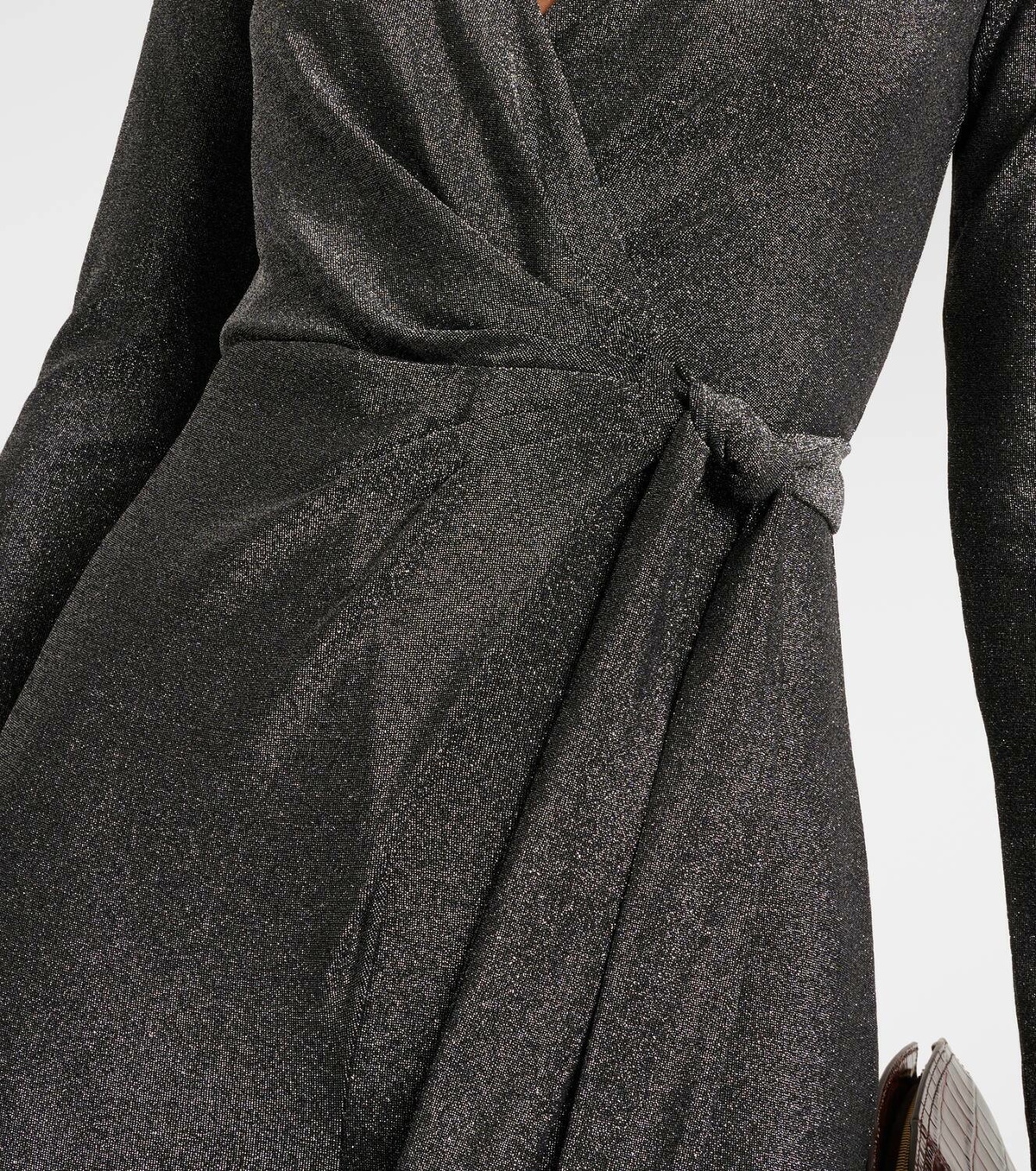 Diane von Furstenberg Cosima Two lamé jumpsuit