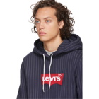 Levis Blue and White Logo Modern HM Hoodie