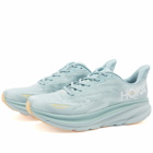 Hoka One One Men's Clifton 9 Sneakers in Cloud Blue/Ice Flow