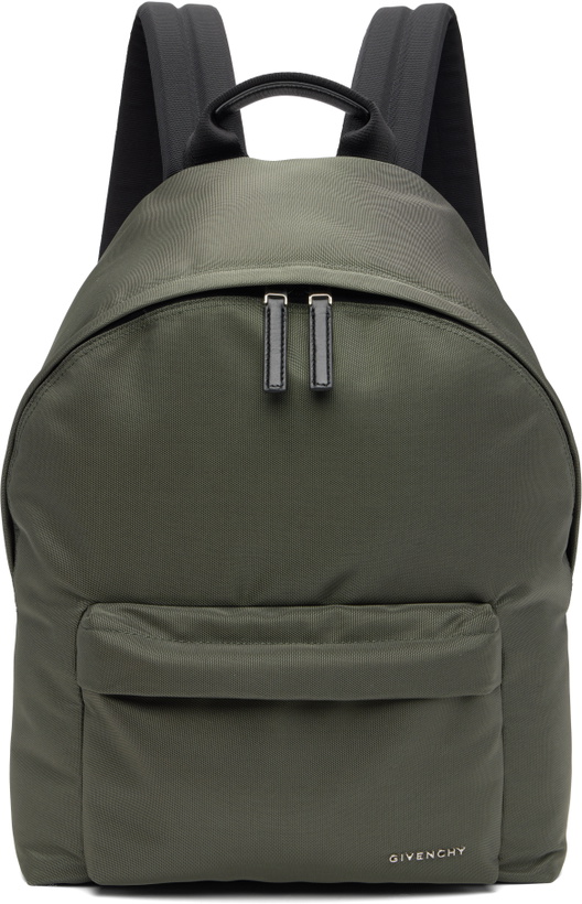 Photo: Givenchy Khaki Essential U Nylon Backpack