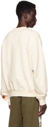 Heron Preston White Misprinted Sweatshirt