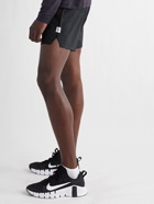 REIGNING CHAMP - Night Run Reflective Shell Shorts - Black