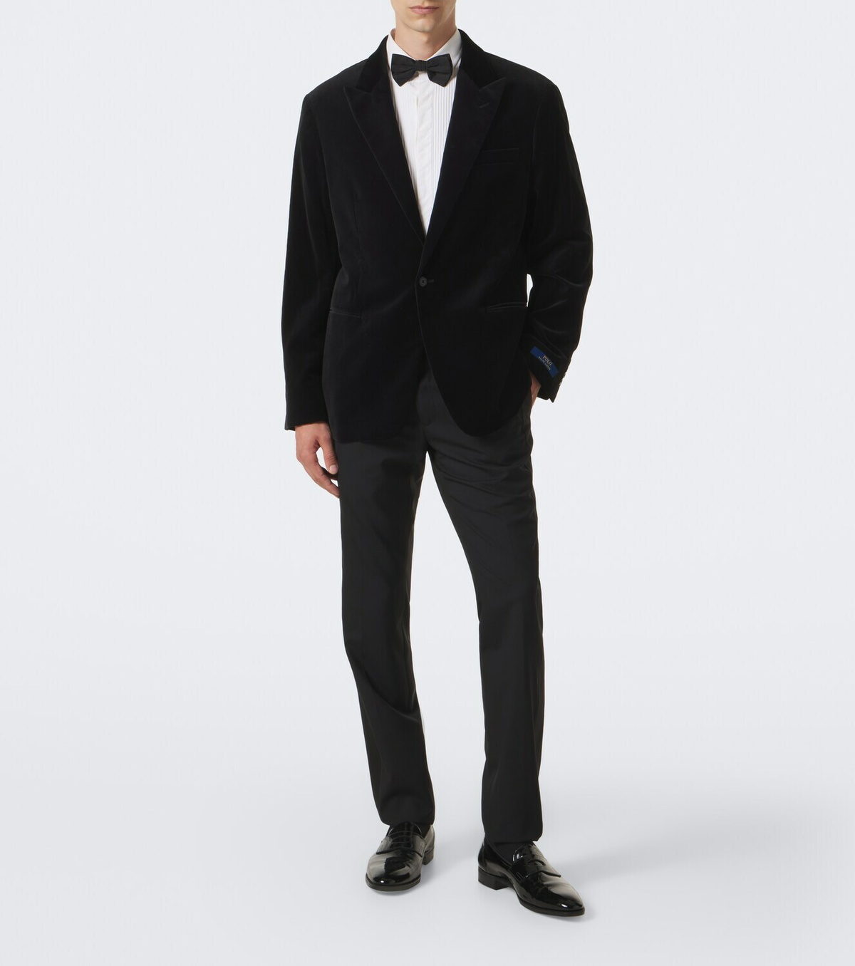 Polo Ralph Lauren Single-breasted velvet blazer