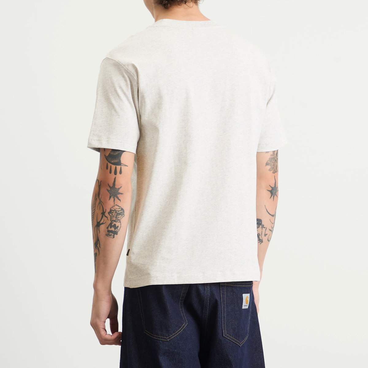 New Balance Men's Athletics Premium Logo T-Shirt in Ash Heather