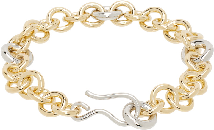 Photo: Laura Lombardi Silver & Gold Maglia Bracelet
