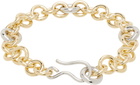 Laura Lombardi Silver & Gold Maglia Bracelet