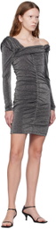 The Garment Gray Monaco Minidress