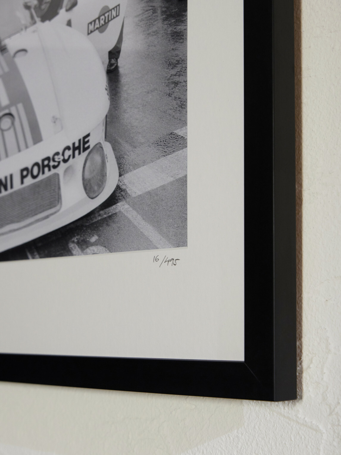 Sonic Editions - Framed 1977 Martini Porsche Print, 50" x 40"