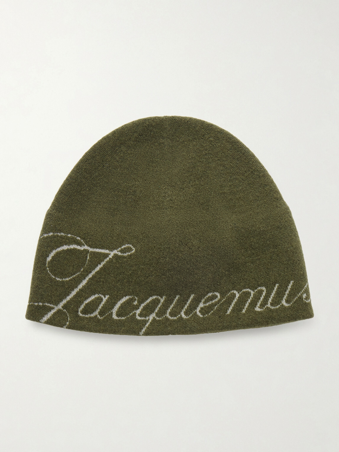 Jacquemus - The Atelier Logo-Jacquard Knitted Beanie Jacquemus