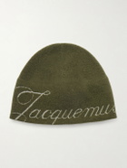 Jacquemus - The Atelier Logo-Jacquard Knitted Beanie