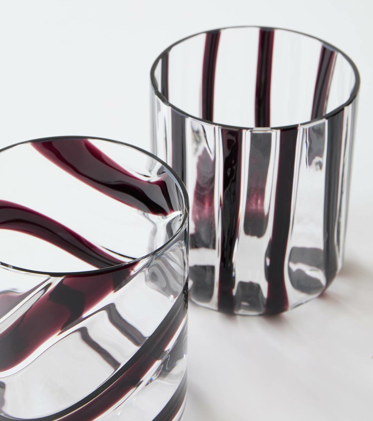 NasonMoretti Cyrcus set of 2 glass tumblers