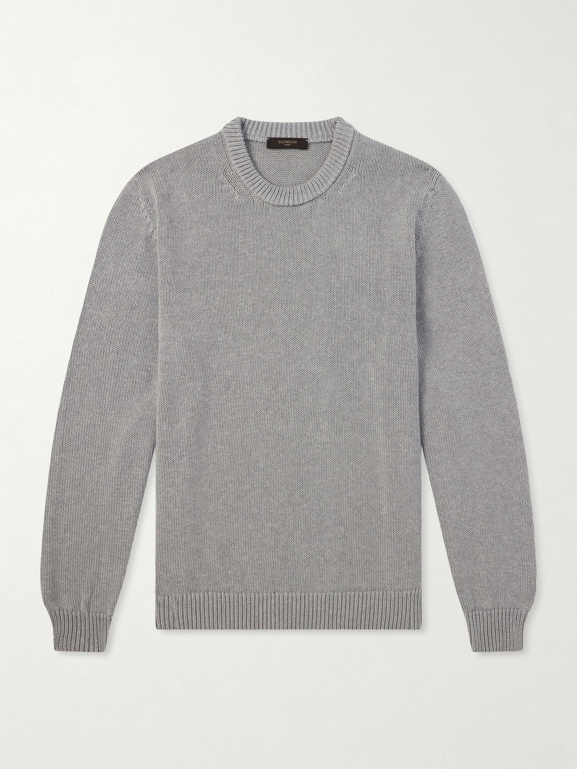 Slowear - Slim-Fit Cotton Sweater - Gray
