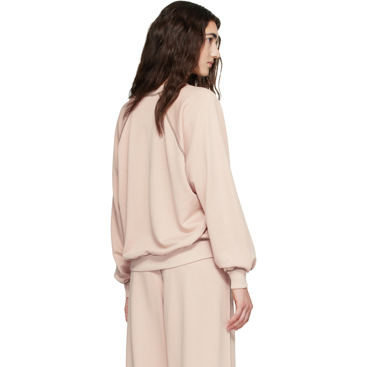 Baserange Pink Fold Sweatshirt