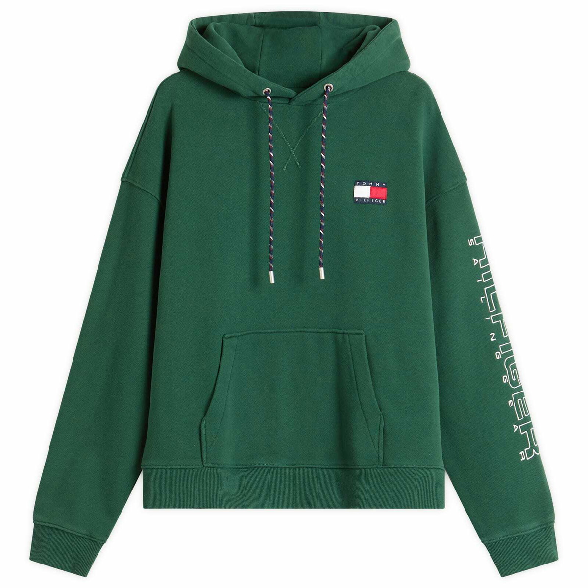Tommy Jeans Men's Gi Sailing Hoodie in Green