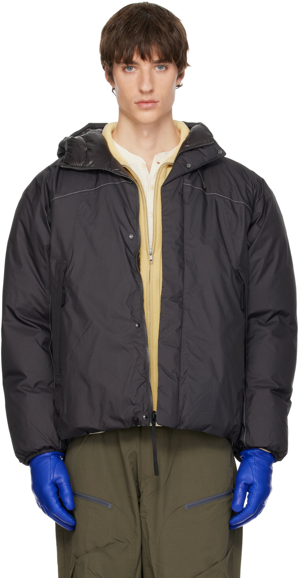 The North Face Black 'Black Box' DRYVENT Reversible Down Jacket