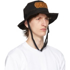 GCDS Black Fisherman Hat