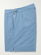 Orlebar Brown - Bulldog Straight-Leg Mid-Length Swim Shorts - Blue