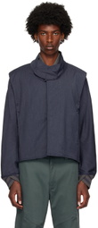 Kiko Kostadinov Navy Ohne Bomber Jacket