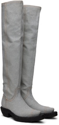 CAMPERLAB Blue Venga Tall Boots
