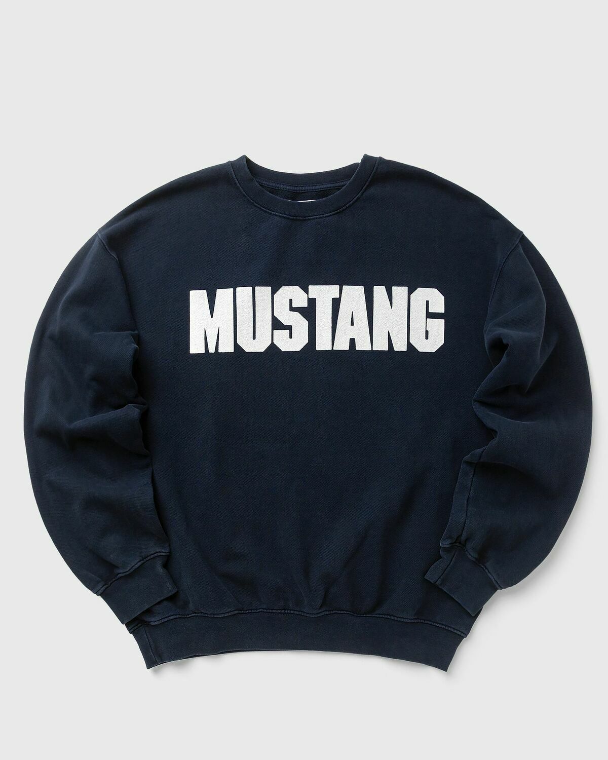 One of these Days MUSTANG CREWNECK Blue Mens Sweatshirt