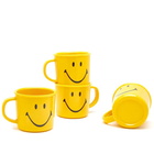 MARKET Men's Smiley Mug 4 Piece Set in Yellow