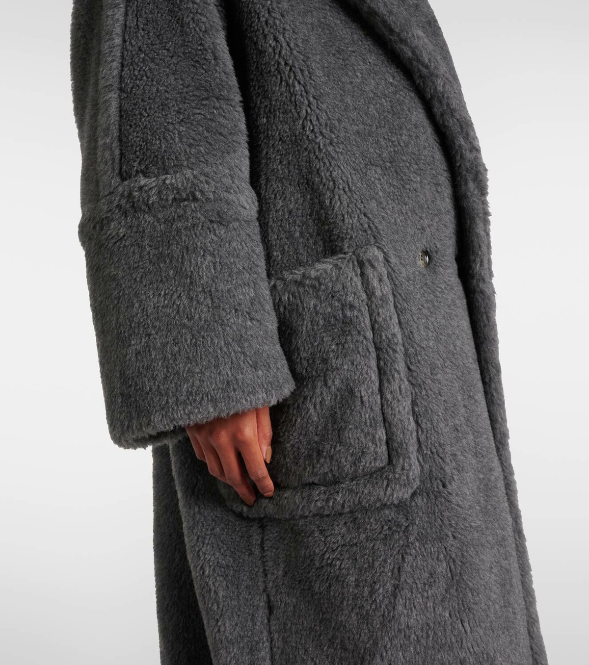 Max Mara Kadiak wool and silk-blend teddy coat Max Mara