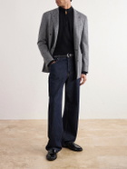 William Lockie - Wool Half-Zip Sweater - Black