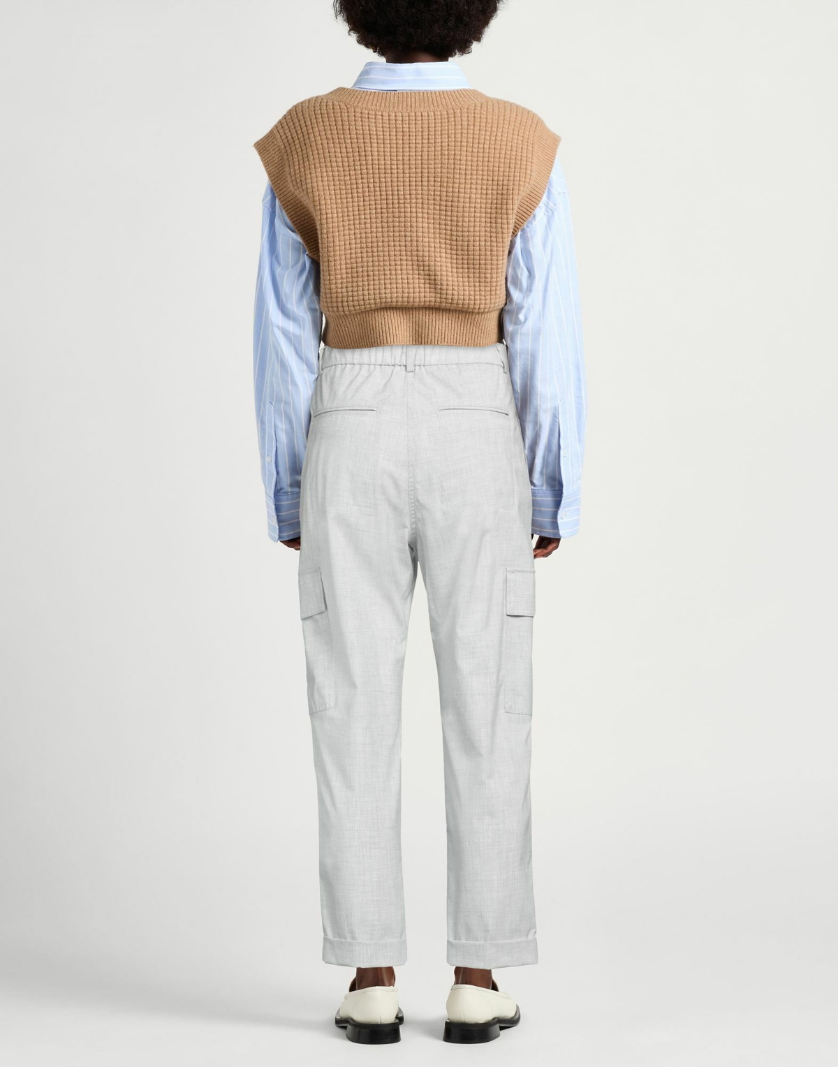 Peserico Womens Pants Light in Grey