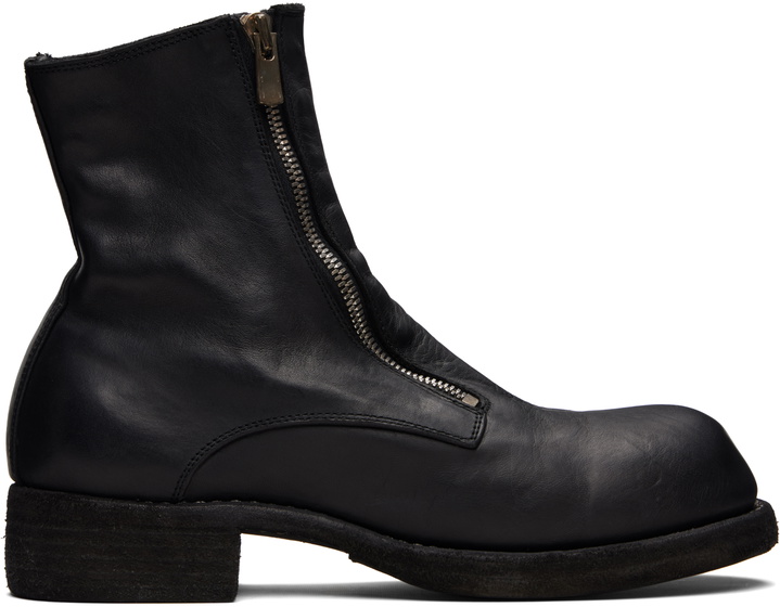 Photo: Guidi Black Horse Double Front Zip Boots