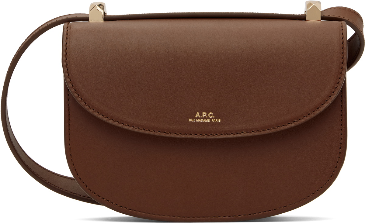 【未使用】A.P.C. GENÈVE ミニバッグ ブラウン アーペーセー A.P.C. Brown Genève Mini Bag A.P.C.