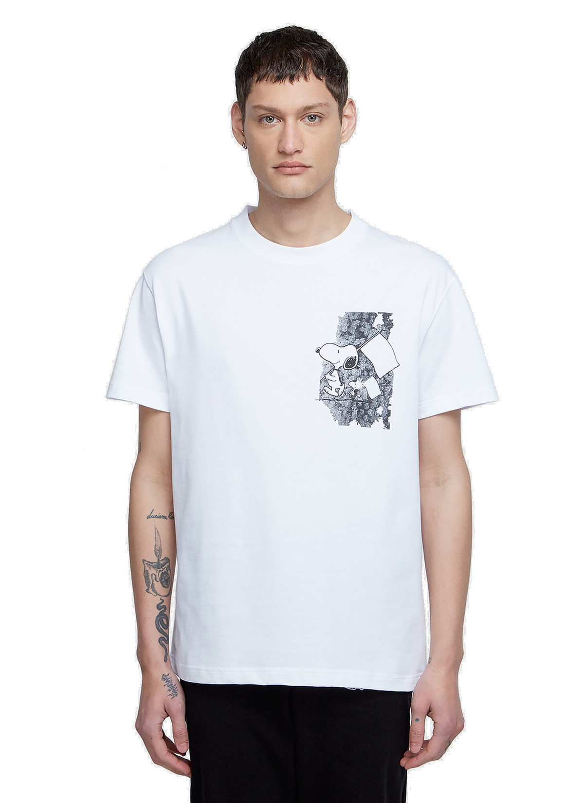 Snoopy Flower T-Shirt in White Soulland