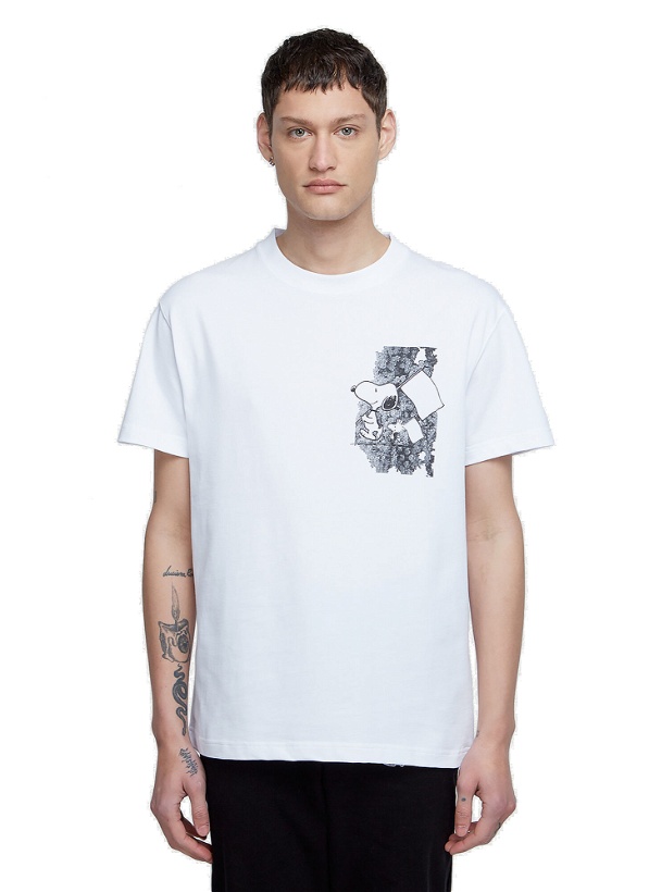 Photo: Snoopy Flower T-Shirt in White
