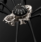 MB&F - Arachnophobia Limited Edition Palladium-Plated Brass and Coated-Aluminium Table Clock, Ref. No. 76.6000/114 - Black