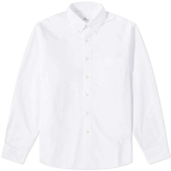 Photo: Uniform Experiment Men's Sleeve Detail Panel Shirt in White