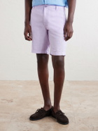 Vilebrequin - Straight-Leg Garment-Dyed Linen Shorts - Pink