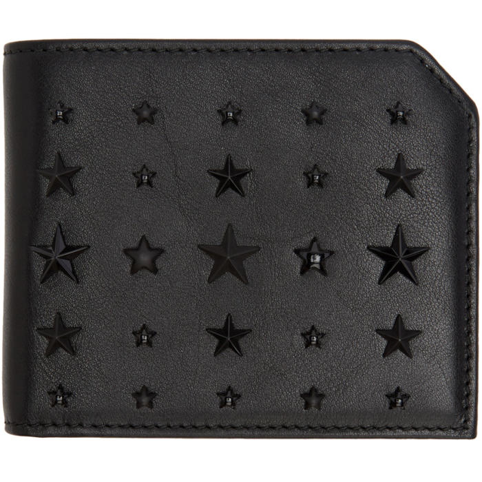 Photo: Jimmy Choo Black Mixed Stars Albany Wallet