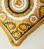 Versace Home Crete De Fleur silk cushion