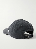 Acne Studios - Kappa Logo-Embroidered Distressed Cotton-Twill Baseball Cap