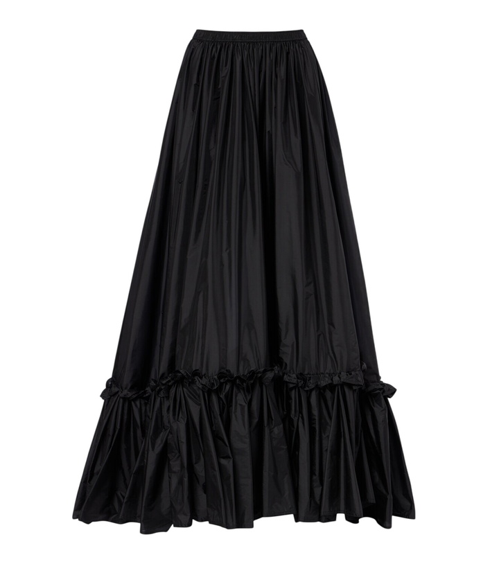 Photo: Saint Laurent Ruffled maxi skirt