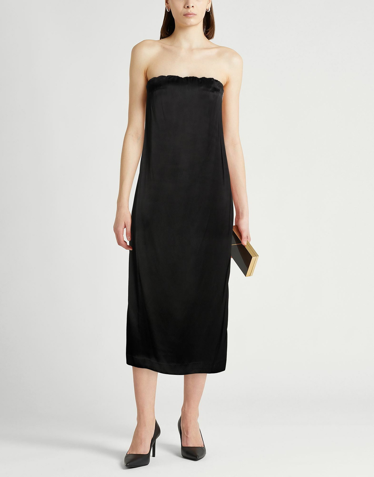 Loulou Studio Womens Midi dress in Black