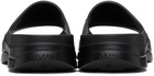 GANNI Black Pool Slide Sandals