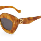 Loewe Eyewear Women's Anagram Sunglasses in Blonde Havana 