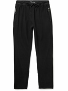 Onia - Slim-Fit Polar Fleece Drawstring Trousers - Black