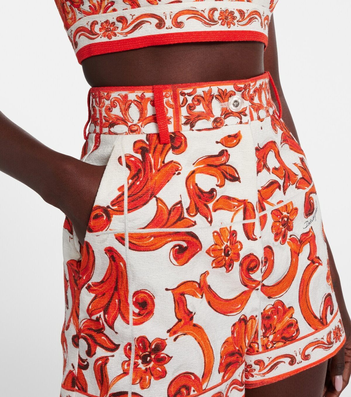 Dolce&Gabbana Majolica printed shorts
