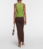 Christopher Esber Draped silk top