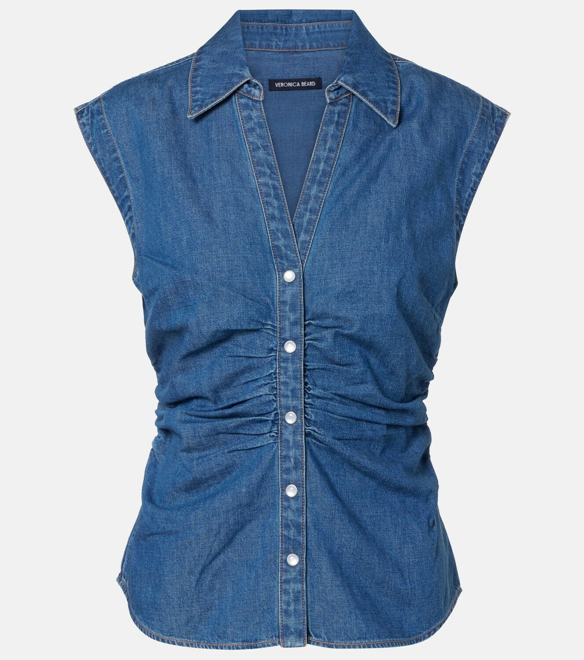Veronica Beard Sera denim top