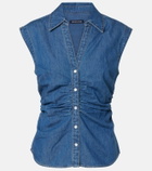 Veronica Beard Sera denim top