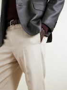 Lardini - Straight-Leg Woven Trousers - Neutrals